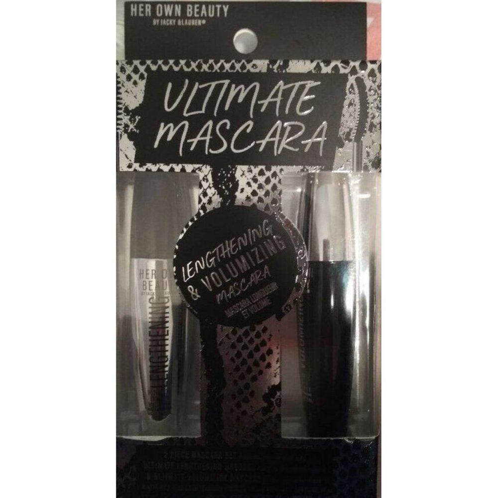 Beauty Moment Ultimate Mascara 2 piece Set, Lengthening & Volumizing NEW -